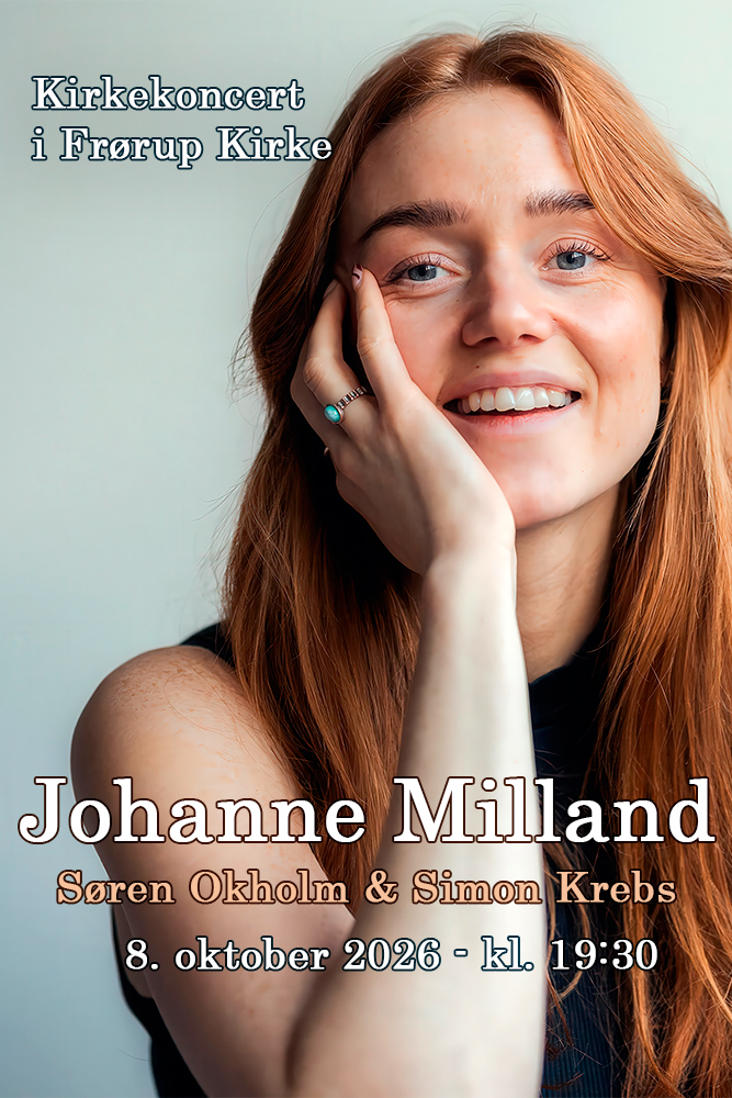 Johanne Milland i sjælden koncert med Søren Okholm og Simon Krebs